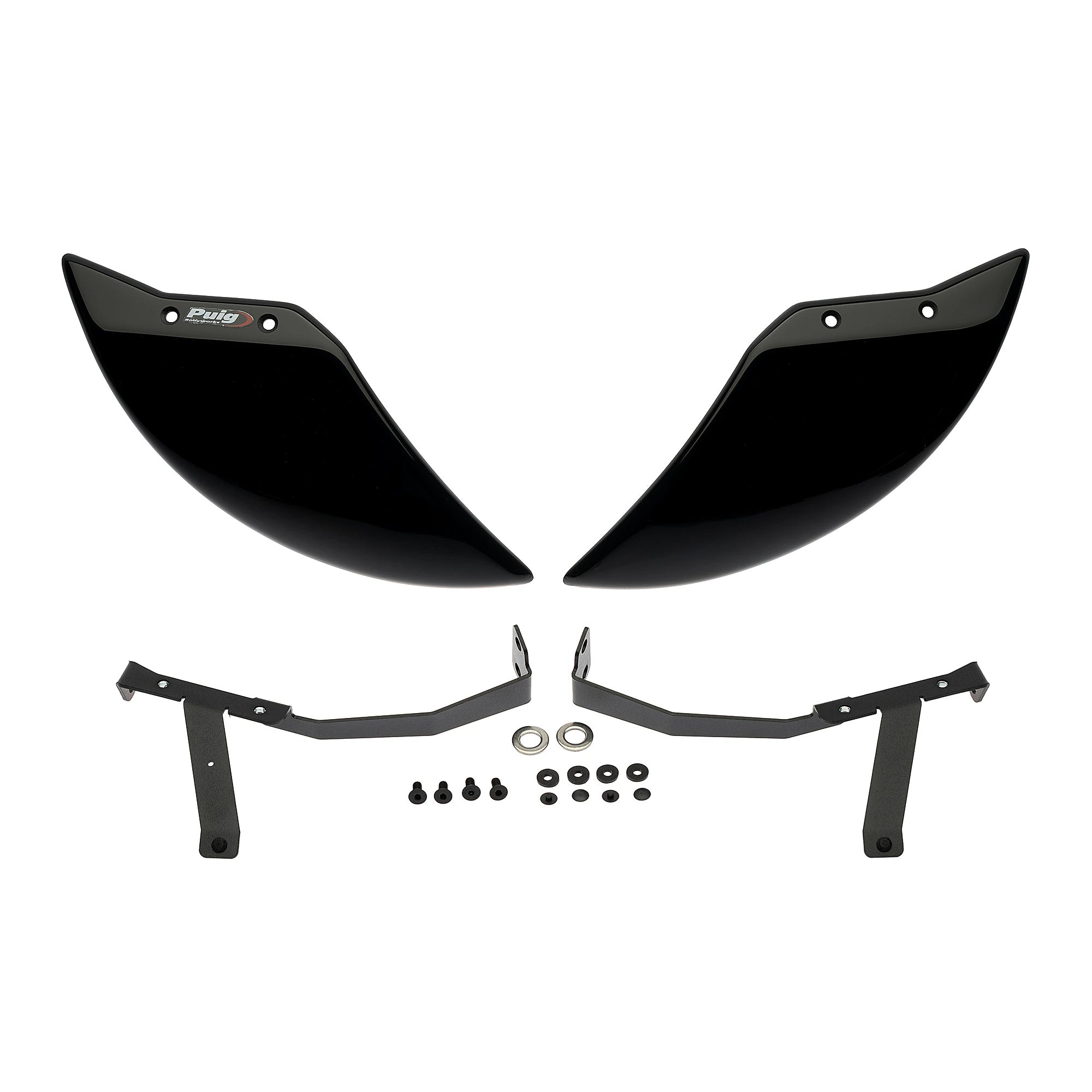 Puig Aero Wheel Deflector | Gloss Black | Honda CBR600RR 2013>2025 -   Pyramid Motorcycle Accessories