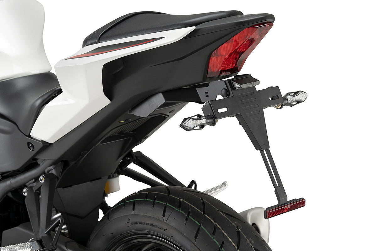 Puig License Plate Holders | Black | Yamaha YZF-R3 2025>2026