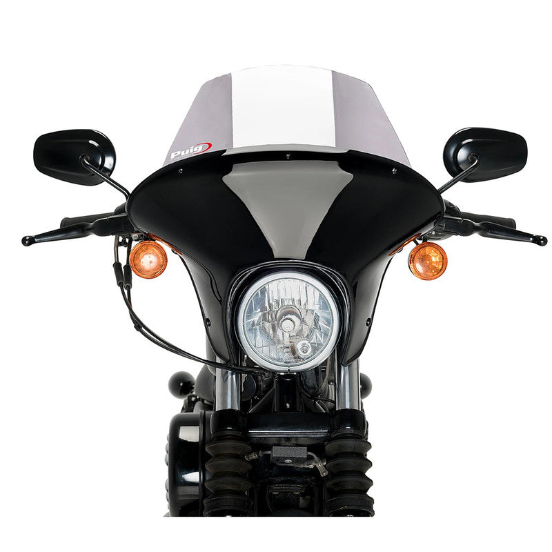 Puig Windshield Touring Batwing SML | Light Smoke | Harley Davidson Sportster 883 Iron (XL883N) 2009>2022