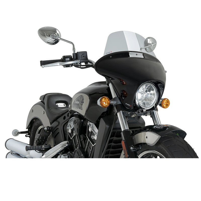 Puig Touring Batwing SML | Light Smoke | Indian Scout 2017>2025