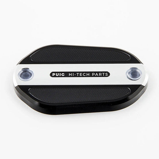 Puig Front Brake Liquid Tank Cover | Silver | Kawasaki M3547P