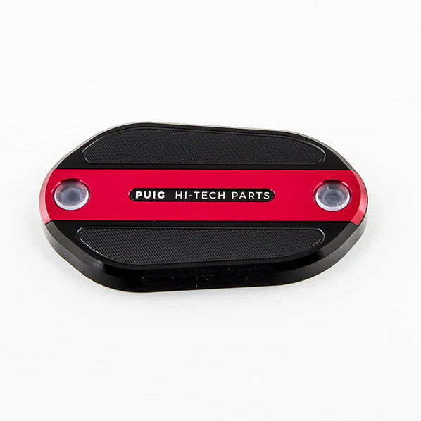 Puig Front Brake Liquid Tank Cover | Red | Kawasaki M3547R