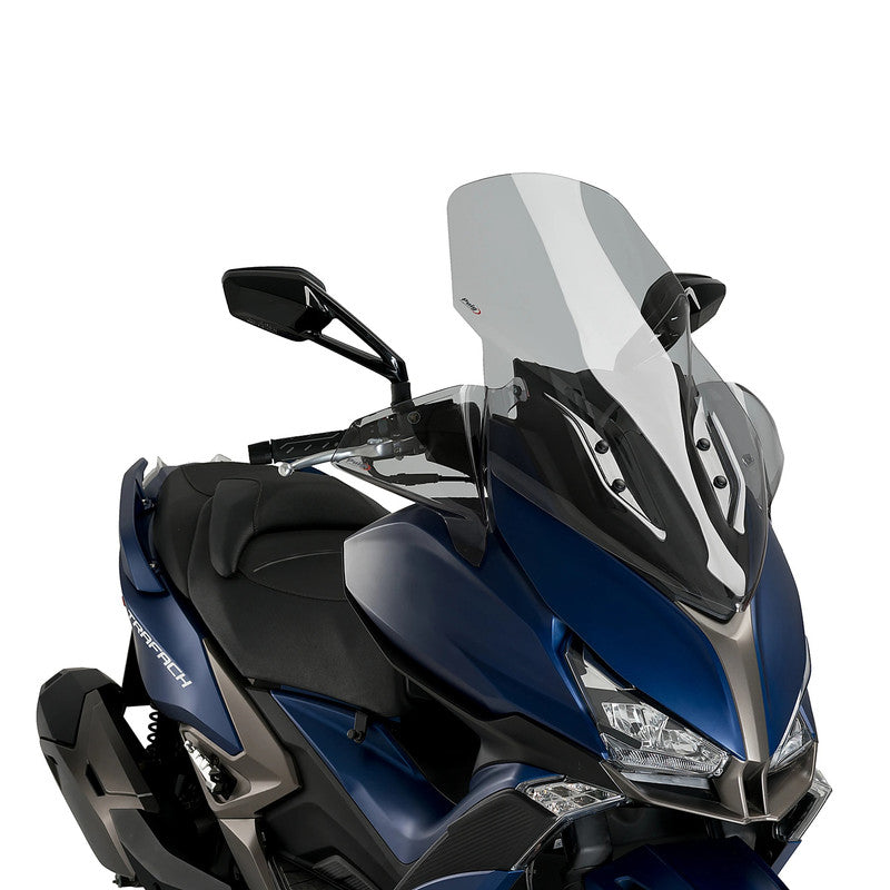 Puig Windshield V-Tech Line Touring | Light Smoke | Kymco Xciting 400i/400