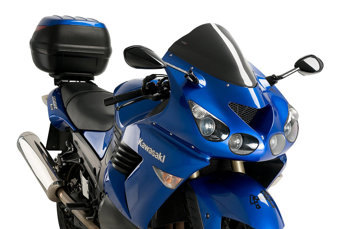 Puig Racing Screen | Carbon Look | Kawasaki ZZR 1400 2006>2020