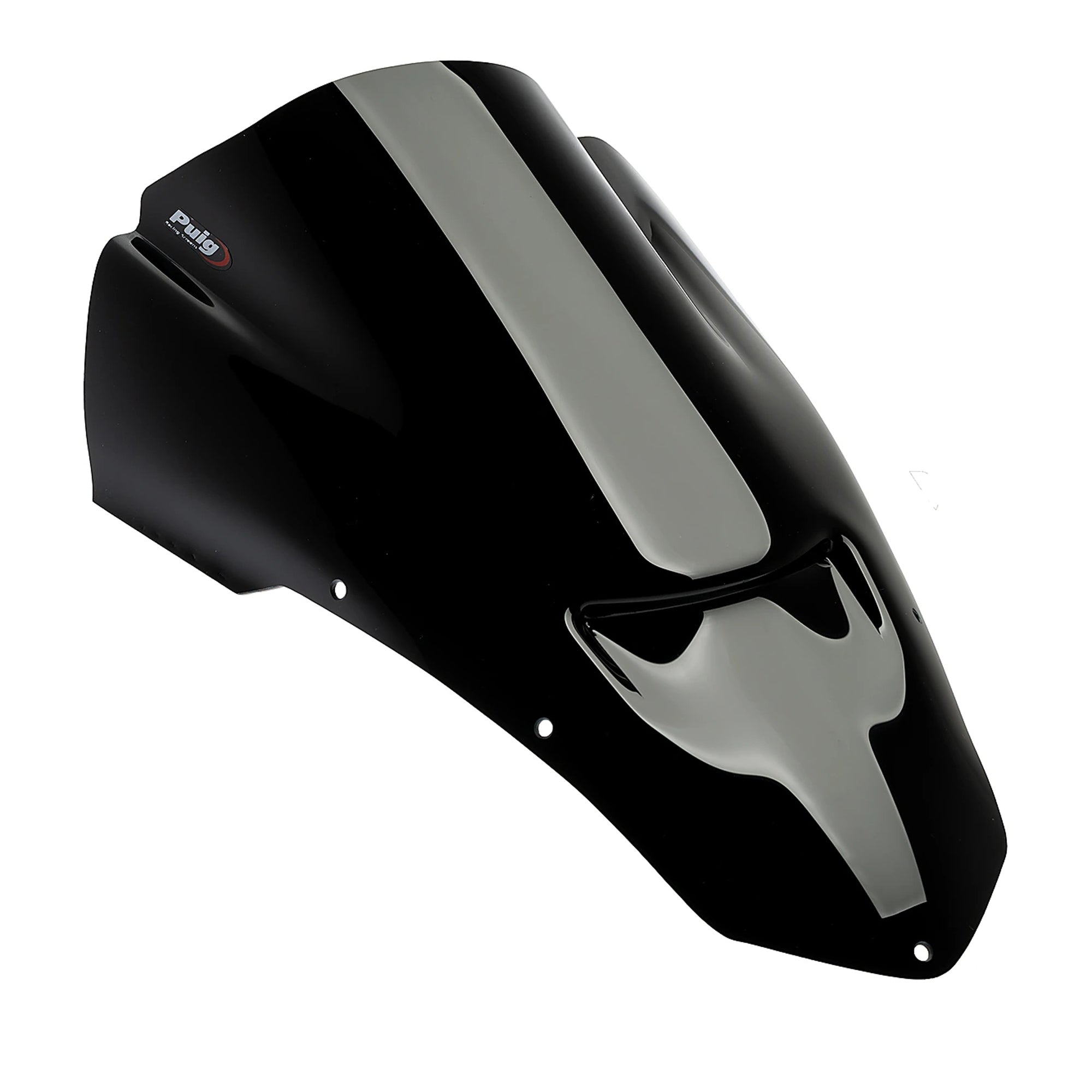 Puig Racing Screen | Black (Opaque) | Aprilia Tuono 1000 R 2006>2010 -   Pyramid Motorcycle Accessories