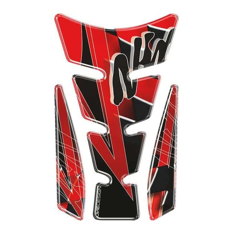 Puig Wings Tank Pads | Red | Kawasaki