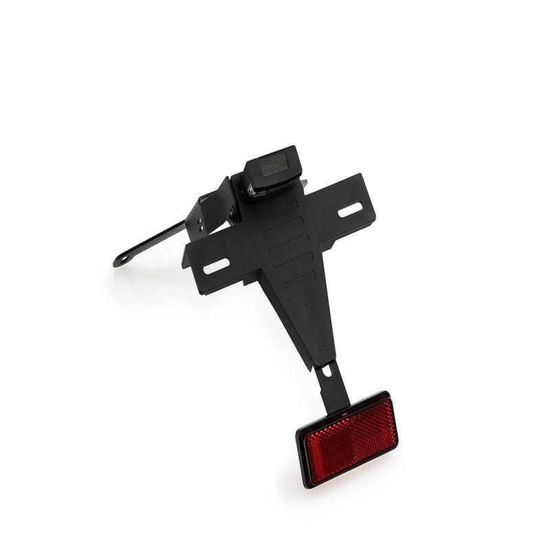 Puig License Plate Holders | Black | Yamaha TMAX 500 2008>2012