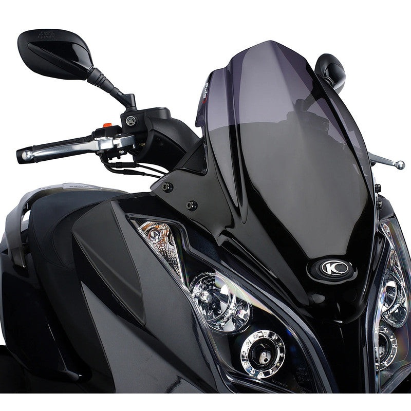 Puig Windshield V-Tech Line Sport | Dark Smoke | Kymco