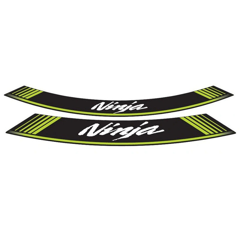 Puig KIT 8 Special Arch Rim Strips | Green | Kawasaki Ninja 250 R/250 SL/300/400/650/H2