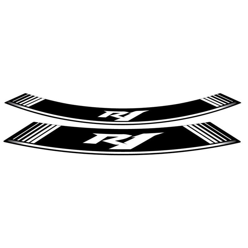 Puig Kit 8 Rim Special Arch strips | Silver | Yamaha YZF-R1/R1M/Race