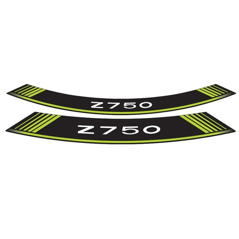 Puig KIT 8 Special Arch Rim Strips | Green | Kawasaki Z 750 2004>2012