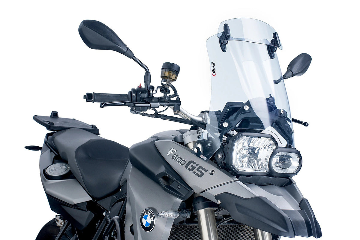 Puig Touring Windshield Screen with Visor | Clear | BMW F 650/800 GS