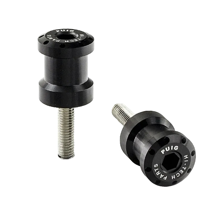 Puig Spools | Black | Aprilia/Benelli/Ducati/QJMotor/Triumph/Yamaha