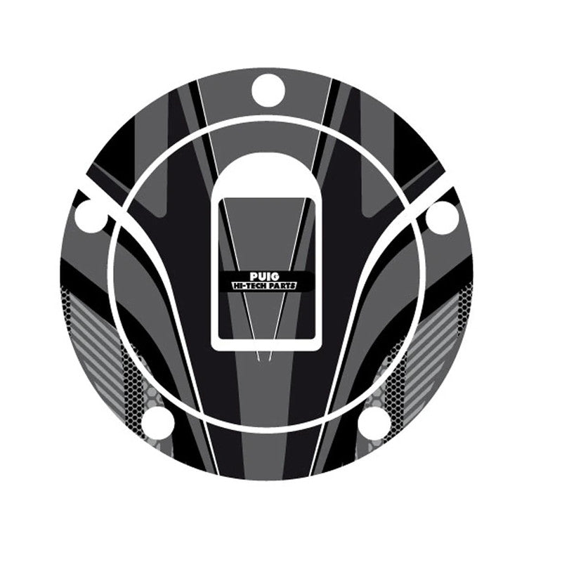 Puig Radikal Fuel Cap Covers | Grey | Kawasaki M6310U