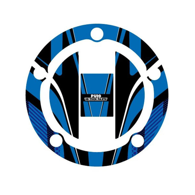 Puig Radikal Fuel Cap Covers | Blue | Suzuki M6318A