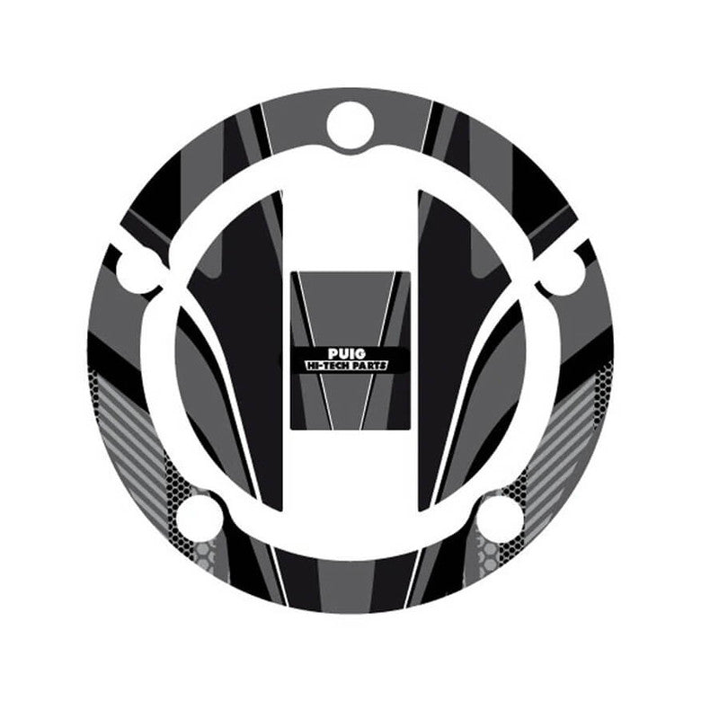 Puig Radikal Fuel Cap Covers | Grey | Suzuki M6318U