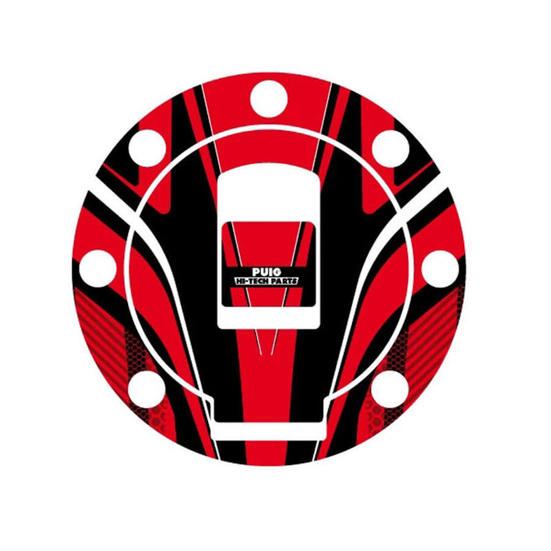 Puig Radikal Fuel Cap Covers | Red | Yamaha M6322R -   Pyramid Motorcycle Accessories