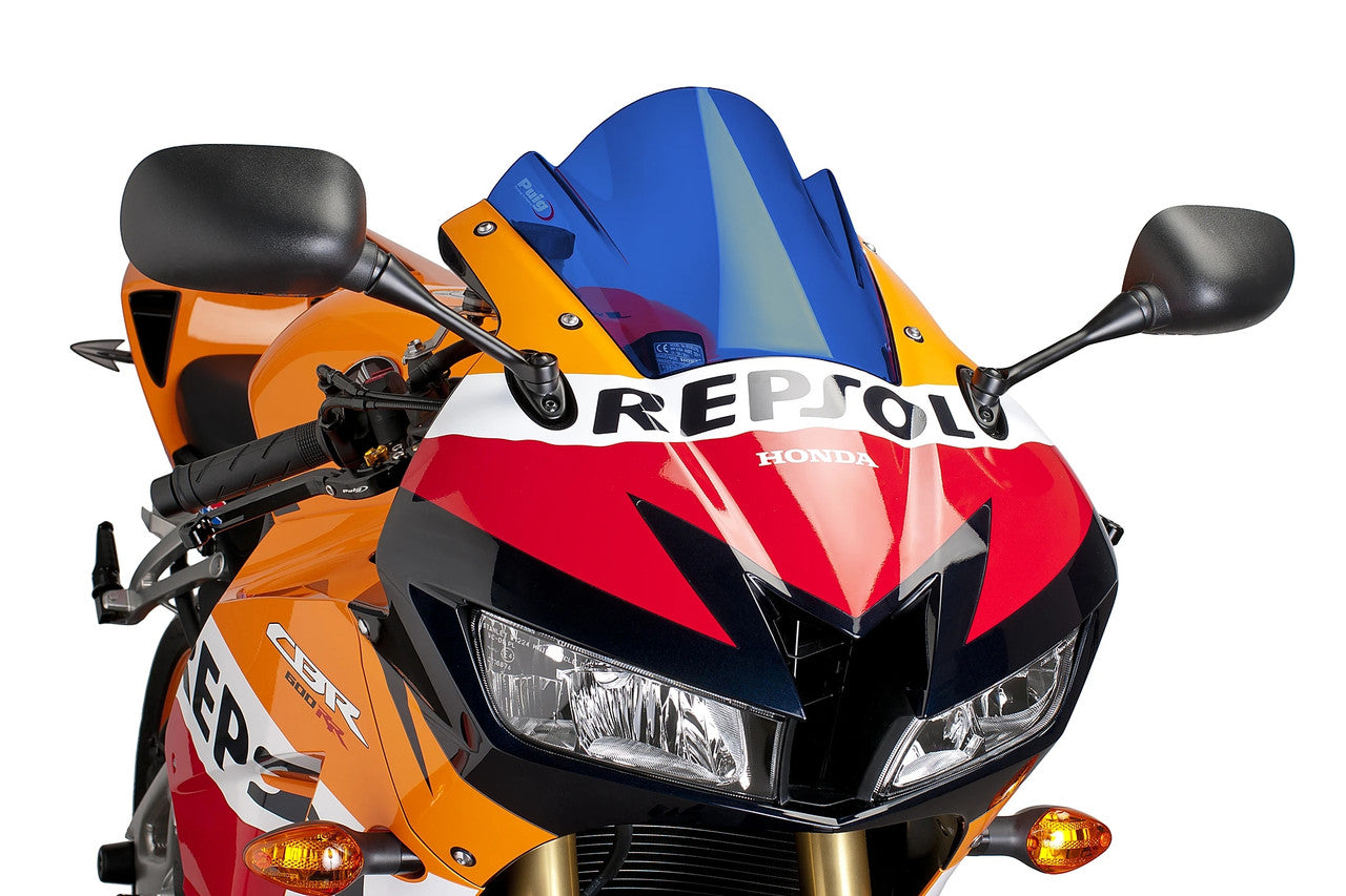 Puig Z-Racing Screen | Blue | Honda CB 600 RR 2013>2016
