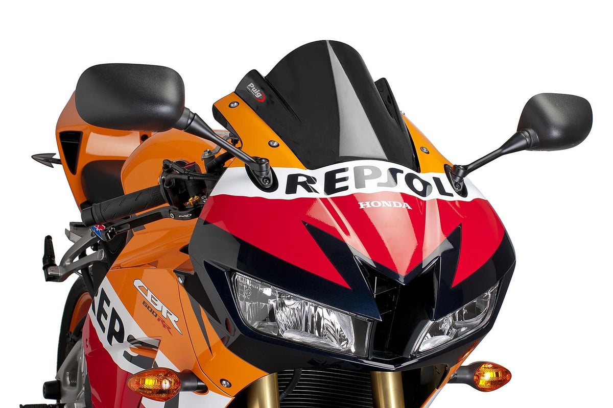 Puig Z-Racing Screen | Black | Honda CBR 600 RR 2013>2016