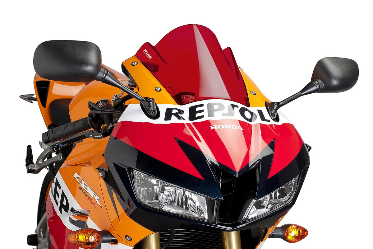 Puig Z-Racing Screen | Red | Honda CB 600 RR 2013>2016