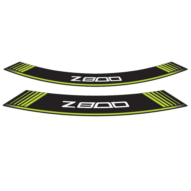 Puig KIT 8 Special Arch Rim Strips | Green | Kawasaki Z 800 2013>2016