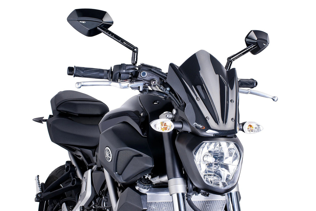 Puig New Generation Sport Windshield | Clear | Yamaha MT-07 2014>2017