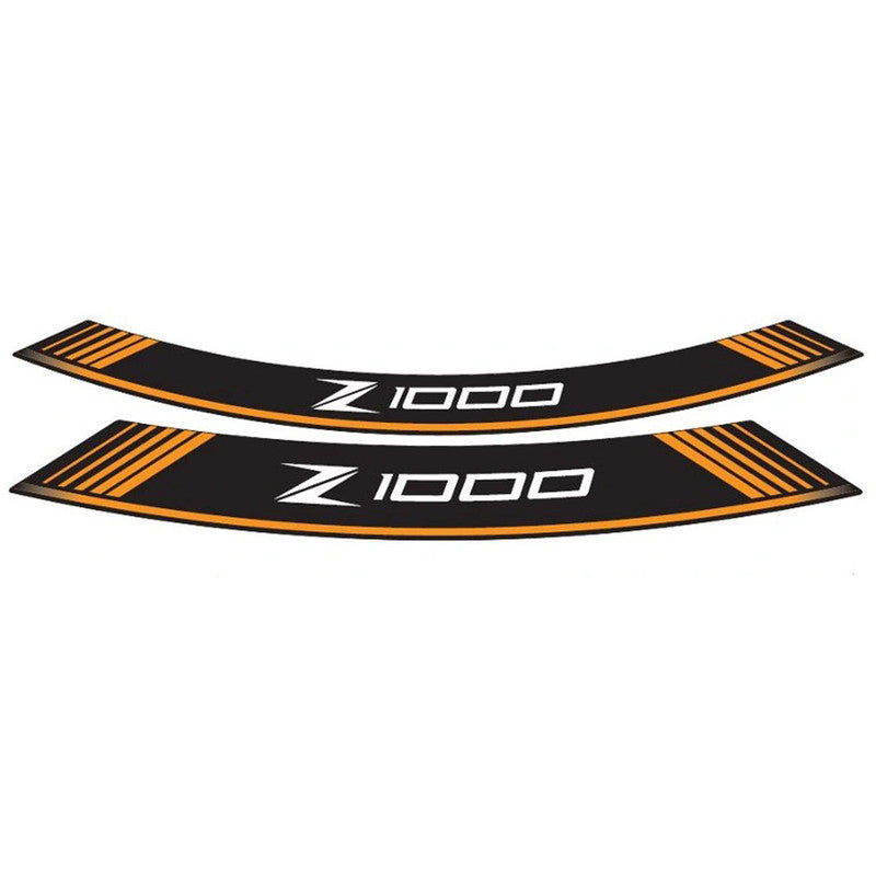 Puig KIT 8 Special Arch Rim Strips | Orange | Kawasaki Z 1000 2003>2020