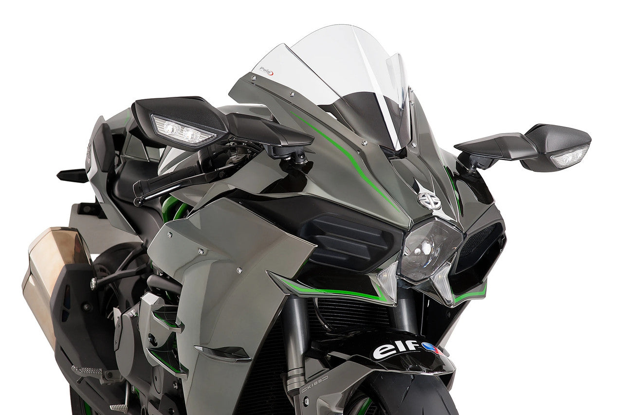 Puig Z-Racing Screen | Clear | Kawasaki Ninja H2 2015>2020