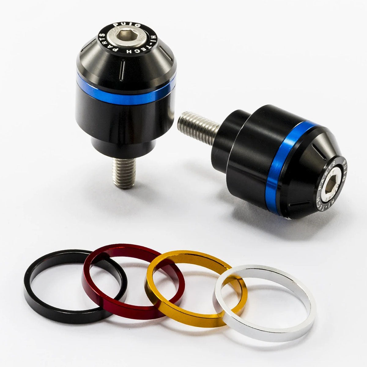 Puig Short Bar End Weights With Rim | Black | BMW F 800 GT 2013>2017