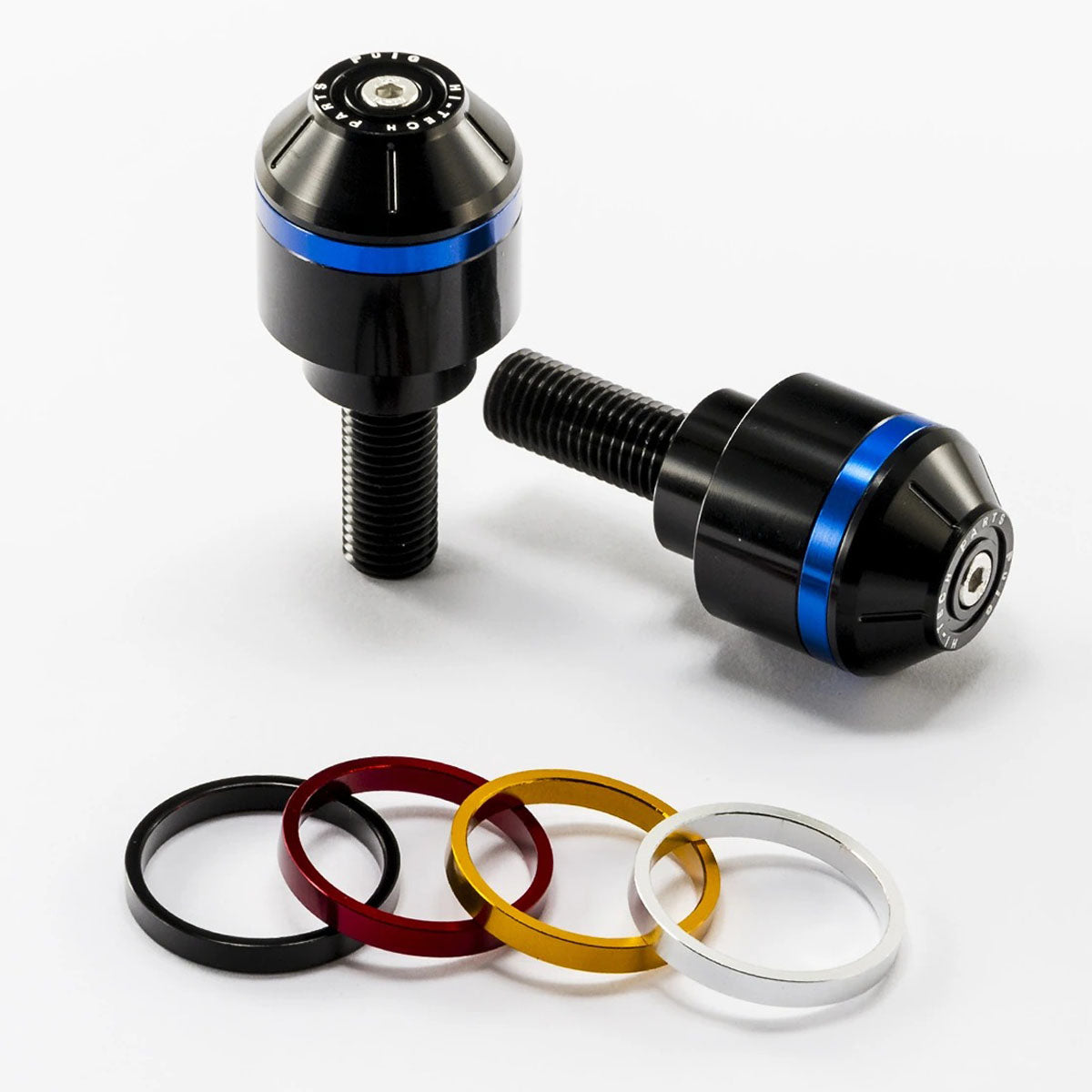 Puig Short Bar End Weights With Rim | Black | BMW F 800 R 2009>2014