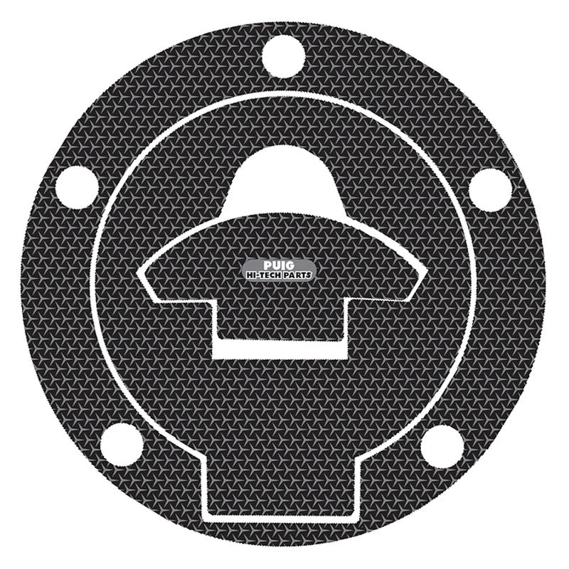 Puig Naked Fuel Cap Covers | Grey | Yamaha MT-03/125/YZF-R3