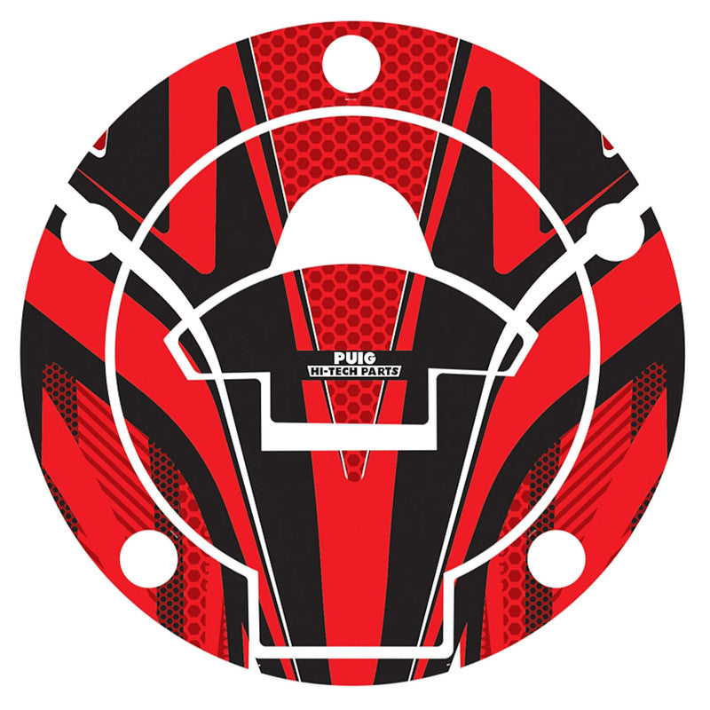 Puig Radikal Fuel Cap Covers | Red | Yamaha MT-03/125/YZF-R3