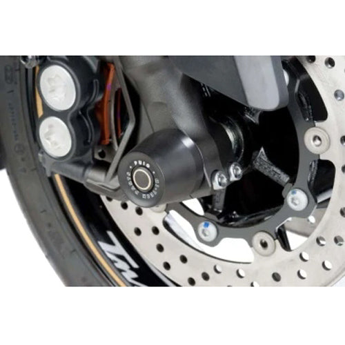 Puig Front Fork Protector | Black | Triumph Tiger Sport 660/800 2013>2020