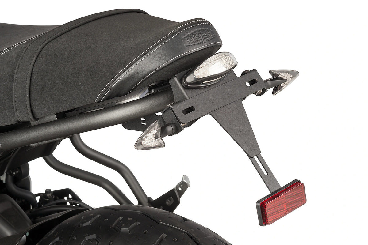 Puig License Plate Holders | Black | Yamaha XSR 700 2016-2026
