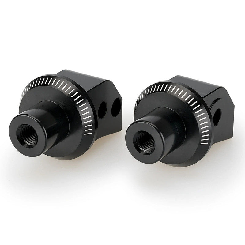 Puig Pair Footrest Fixation Passenger | Black | Honda CRF 1100 L Africa Twin 2020>2026