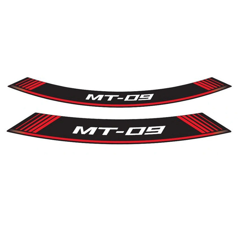 Puig KIT 8 Special Arch Rim strips | Red | Yamaha MT-09 2013>2020