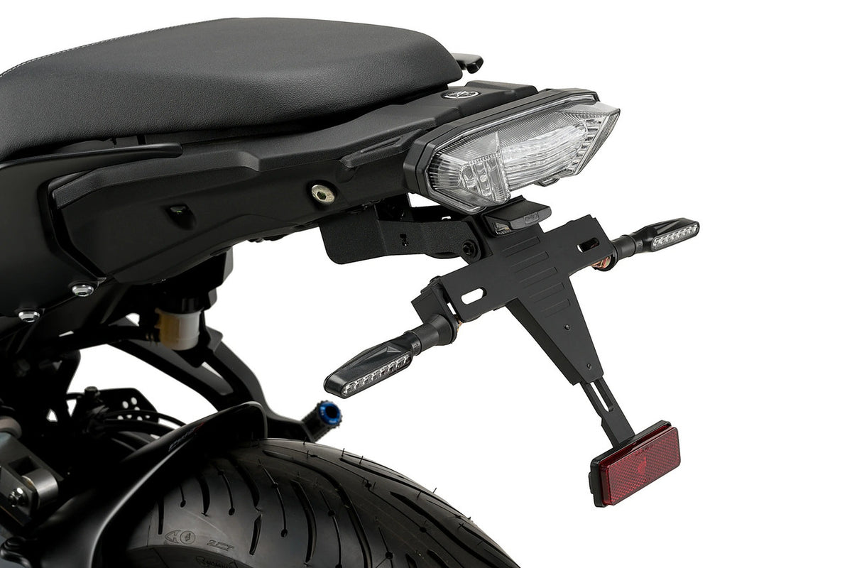 Puig License Plate Holders | Black | Yamaha MT-07 Tracer 2016>2017