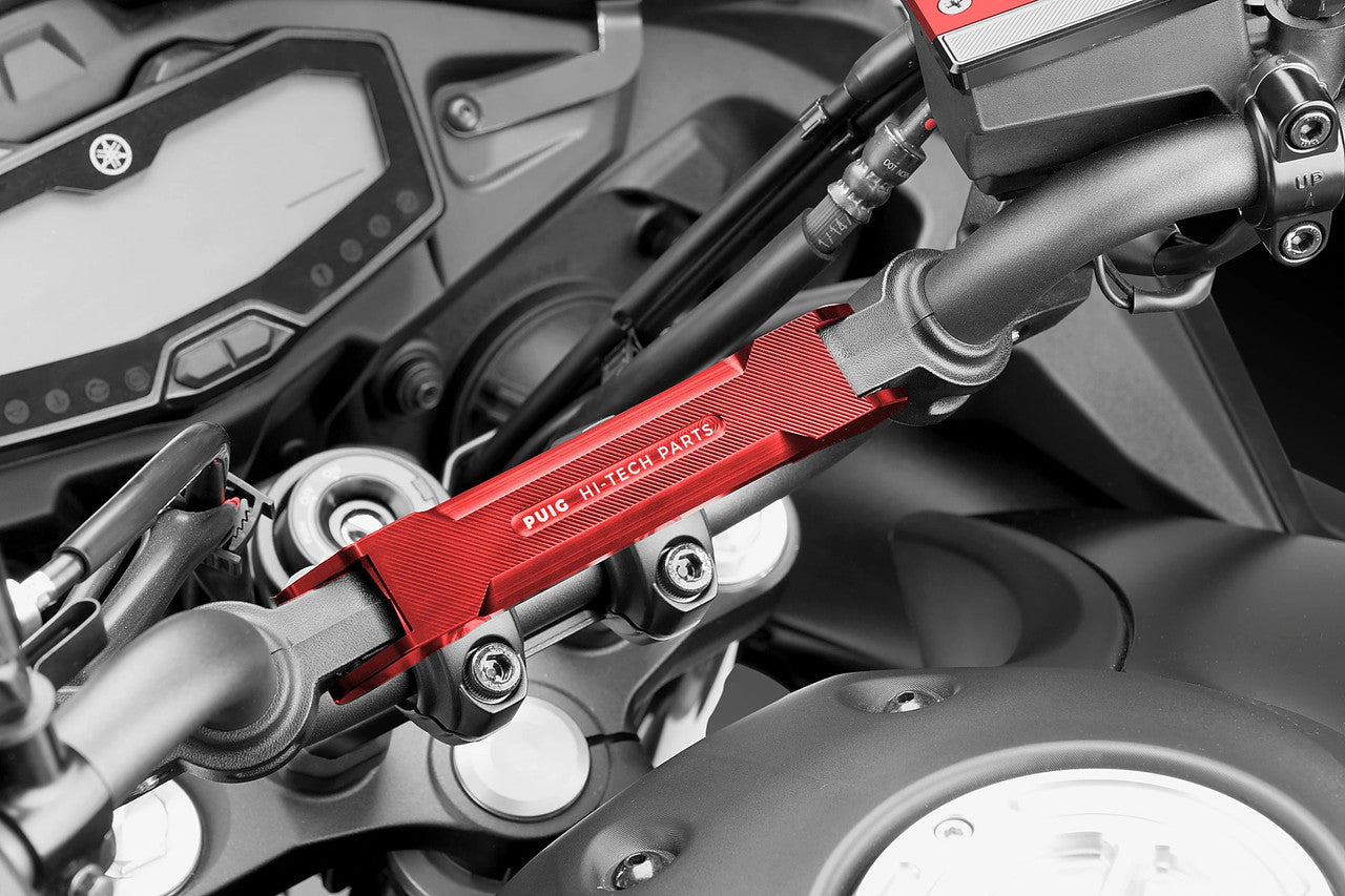 Puig Faceplate Handlebar Reinforcement | Red | Yamaha MT-07 Tracer 2016>2018