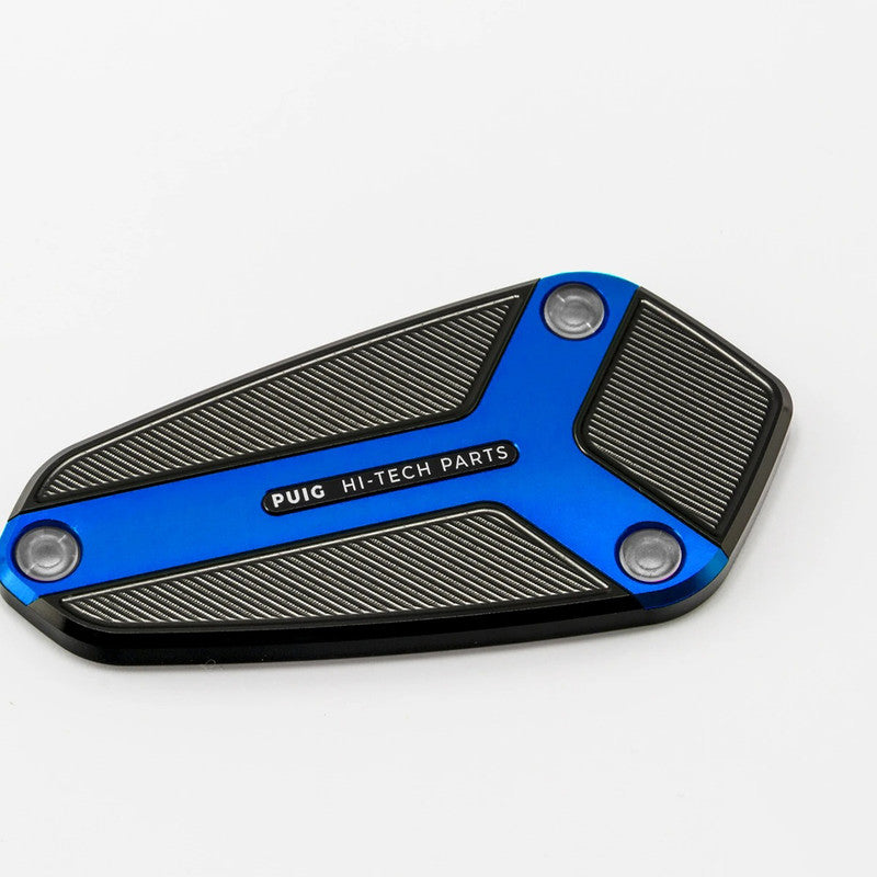 Puig Front Brake Liquid Tank Cover | Blue | Kawasaki