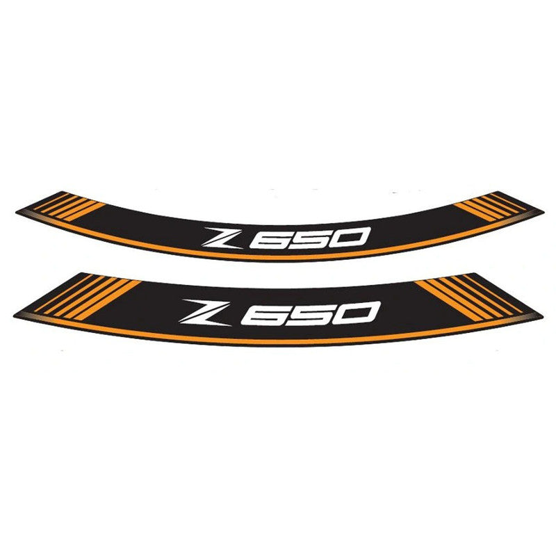 Puig KIT 8 Special Arch Rim Strips | Orange | Kawasaki Z 650 2017>2024