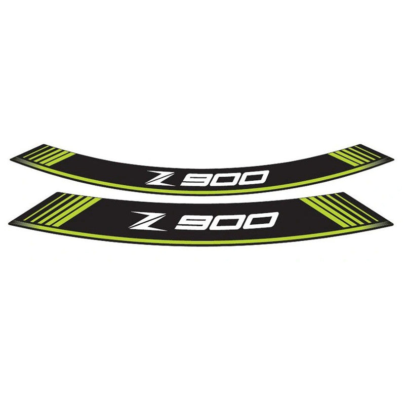 Puig KIT 8 Special Arch Rim Strips | Green | Kawasaki Z 900 2017>2024