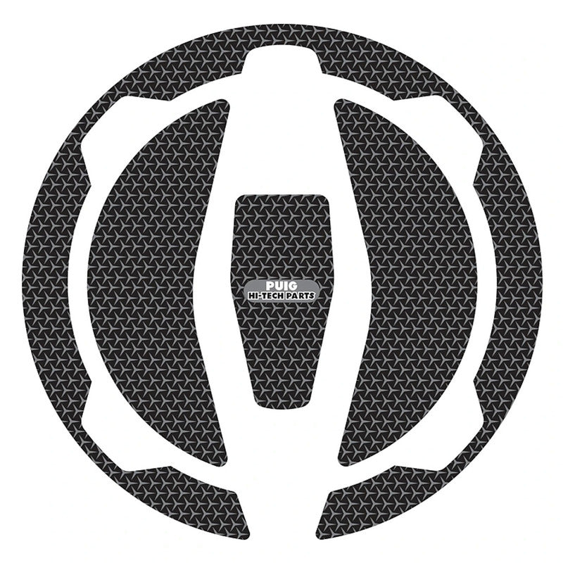 Puig Naked Fuel Cap Covers | Grey | Kawasaki M9361U