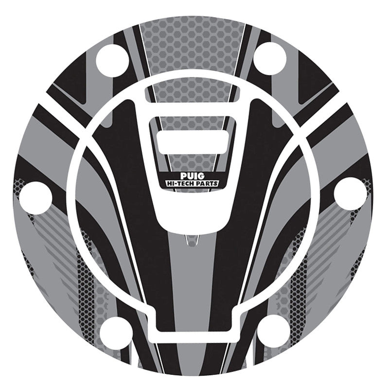 Puig Radikal Fuel Cap Covers | Grey | KTM 1290 Super Adventure/Super Duke