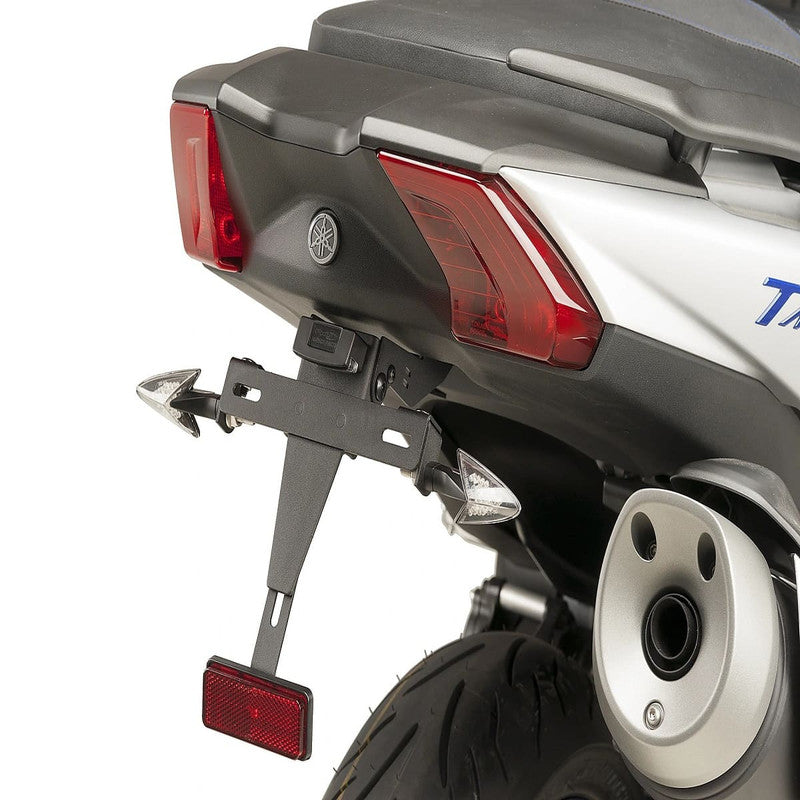 Puig License Plate Holders | Black | Yamaha TMAX 530/DX/SX