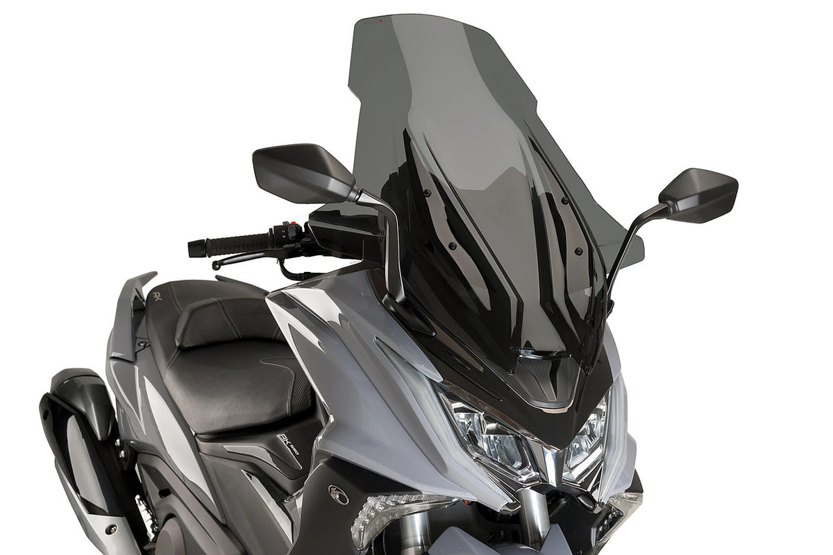 Puig Windshield V-Tech Line Touring | Dark Smoke | Kymco AK 550 2017>2023