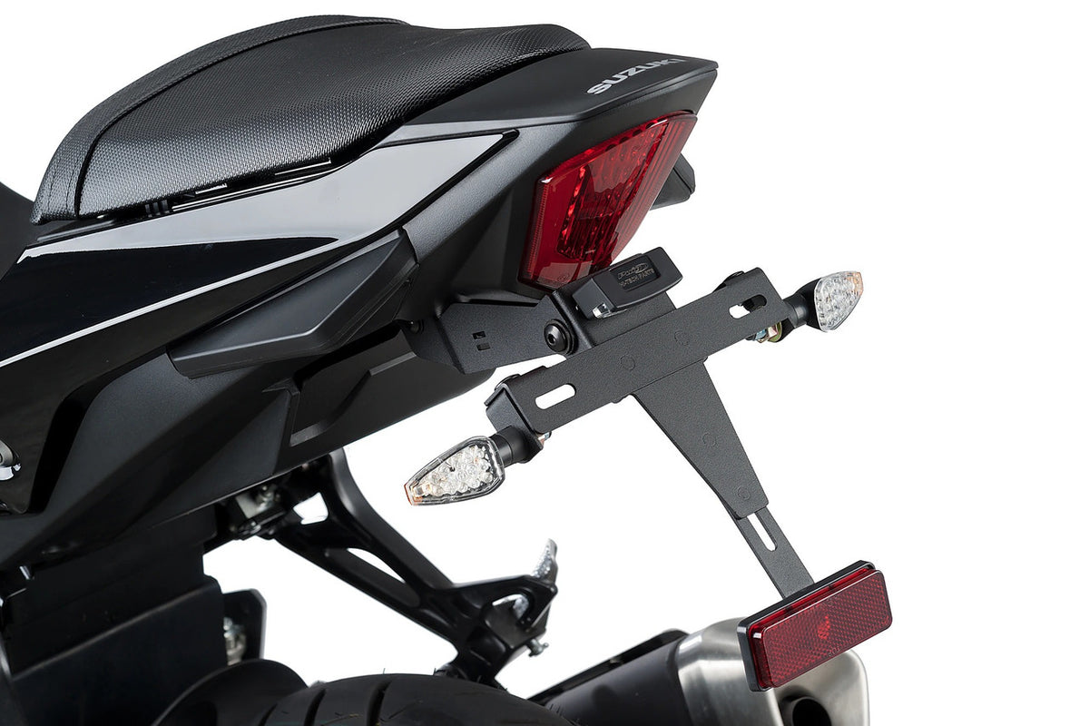 Puig License Plate Holders | Black |  Suxuki GSX-R250 2017>2019