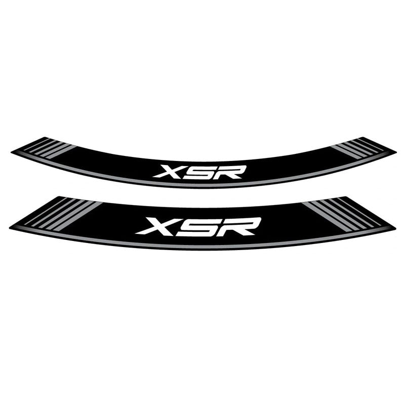 Puig Kit 8 Rim Special Arch Strips | Silver | Yamaha XSR 700/XTribute/900