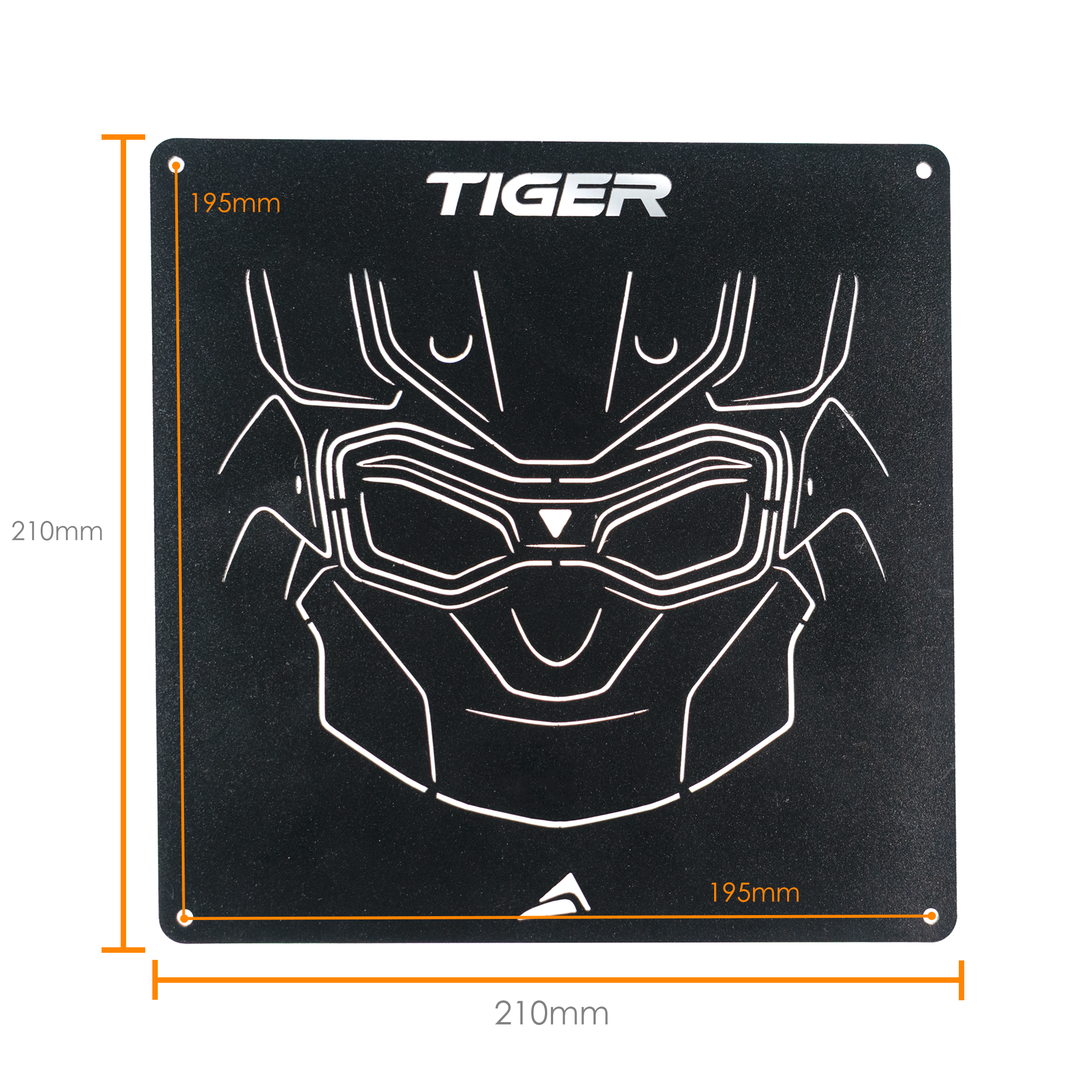 Pyramid Metal Plaque | Triumph Tiger 900/850 -   Pyramid Motorcycle Accessories