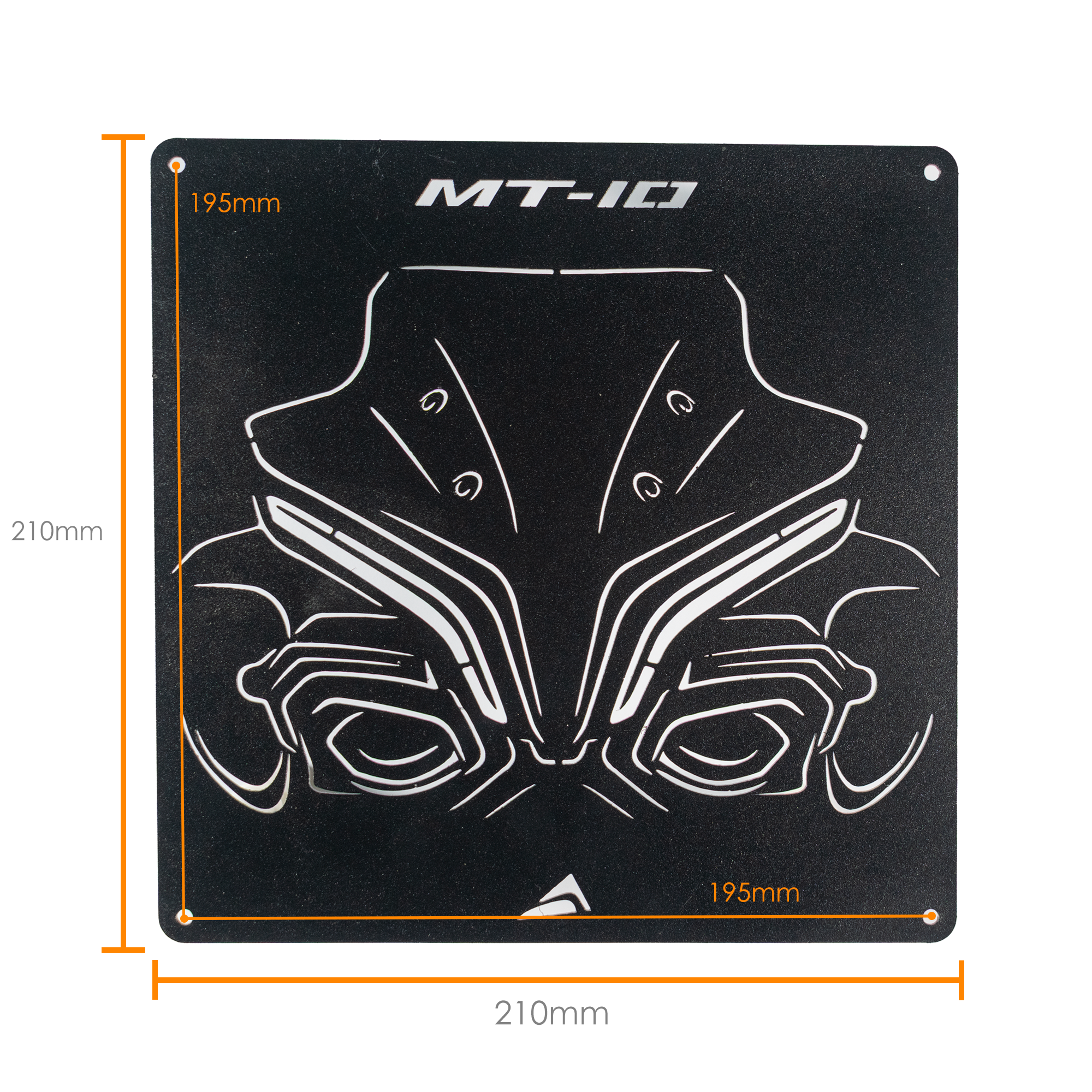 Pyramid Metal Plaque | Yamaha MT-10 Gen 2