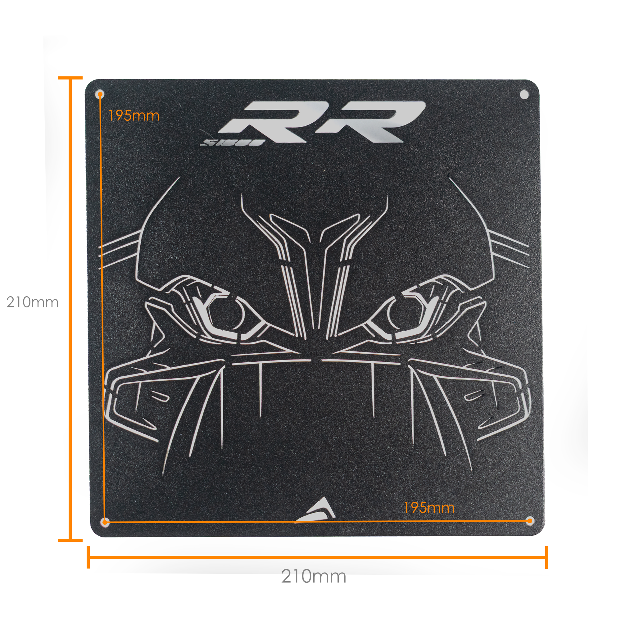 Pyramid Metal Plaque | BMW S 1000 RR -   Pyramid Motorcycle Accessories